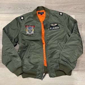 Polo Ralph Lauren Military Flight Bomber Jacket.